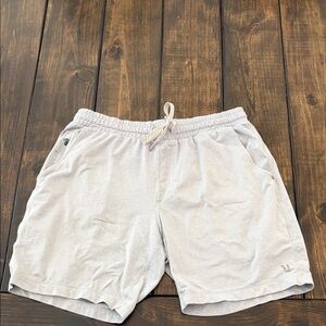 Men’s Vuori Light Gray Athletic Shorts
